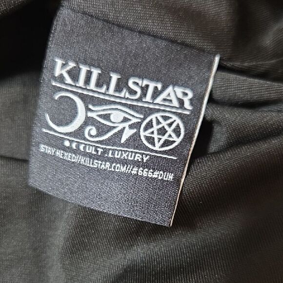 Killstar Duchess Mourning Black Mini Dress - Picture 3 of 7